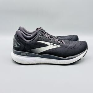 Brooks Shoes Womens 8 Black Ghost 16 Athletic Trainer Running Sneakers Comfort